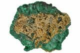 Silky Fibrous Malachite Cluster - Congo #110489-1